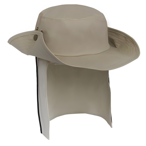 SOMBRERO CON NUQUERA DE  GABARDINA - Image 1